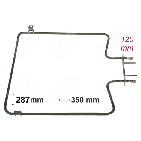 RESISTANCE DE FOUR 1000W FOUR, CUISINIÈRE - 802653