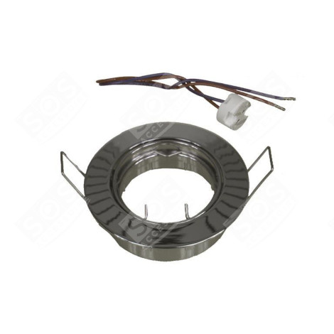 SPOT INCASTRABLE DIRIGABLE PRESSÉ CHROME MR16 51MM LUMINAIRE - 465784