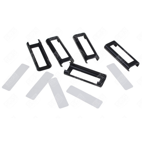 LOT DE 5 SUPPORT ÉTIQUETTE D'ORIGINE FRIGO, RÉFRIGÉRATEUR, CONGÉLATEUR - 9094559