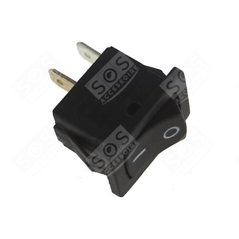 INTERRUPTEUR 2 CONTACTS 3 A 17 X 12 MM NOIR DIVERS PETIT MÉNAGER - 10002186
