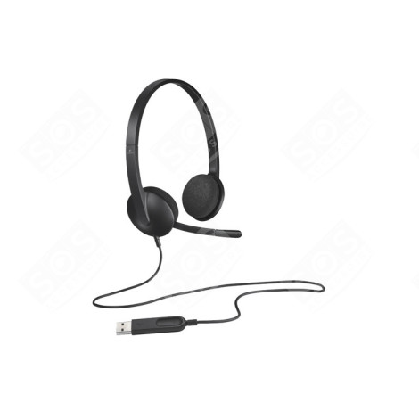 LOGITECH USB HEADSET H340 - HEADSET (MICROPHONE) D'ORIGINE TÉLÉVISION - 981000475