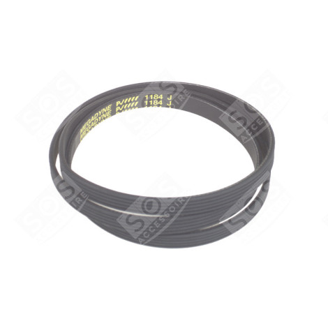 COURROIE POLY-V 1184 J5 D'ORIGINE MACHINE À LAVER, LAVE-LINGE - 481935810037