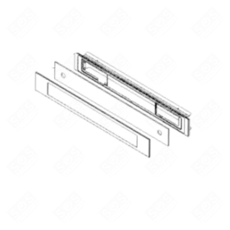 PANNEAU DE COMMANDE 848/850/869 FT IXL P FOUR MICRO-ONDES - 481010689221