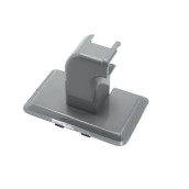 Cache charniere gris, droit