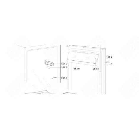 MODULE CONTROLE ULYSSES G0 4B ROBOT MÉNAGER - 481010676091