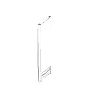 Porte refrigerateur inox/ox
