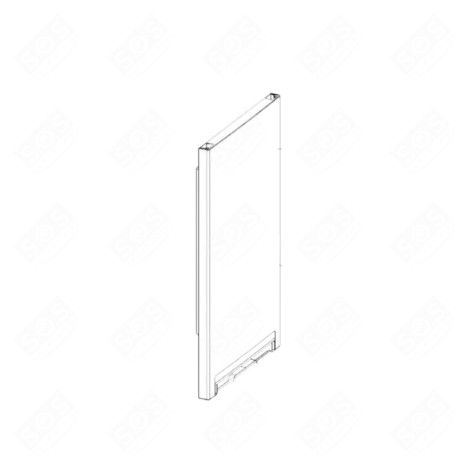 PORTE REFRIGERATEUR INOX/OX FRIGO, RÉFRIGÉRATEUR, CONGÉLATEUR - 481010754051