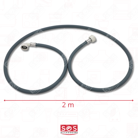 TUYAU D'ARRIVÉE D'EAU 2M MACHINE À LAVER, LAVE-LINGE - TAF201, 481281728826