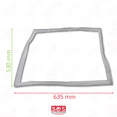 JOINT DE PORTE (PARTIE CONGÉLATEUR)  645X533 MM FRIGO, RÉFRIGÉRATEUR, CONGÉLATEUR - 2248007094