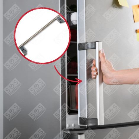 POIGNÉE INOX FRIGO, RÉFRIGÉRATEUR, CONGÉLATEUR - 7438432, 9096532