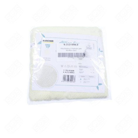 CHIFFON MICROFIBRE PREMIUM JAUNE (10PC/P D'ORIGINE NETTOYEUR VAPEUR - 92120560