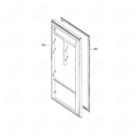 Joint De Porte Pour Congélateur Haier - Pièce Neuve Réf 4369317