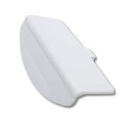 Poignée de porte à dépression blanche