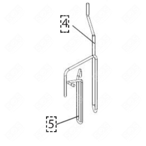 TUBE RETOUR (REPÈRE 4) CLIMATISEUR - NE2638