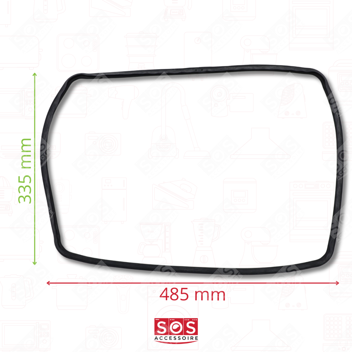 Joint De Porte De Four Universel 160 Cm - Réf. Originale 3565144015 - Pour Zanussi, AEG, Electrolux - Garantie 10 Ans