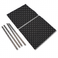 Lot 2 filtres charbon (type 31) 285X245X11 mm