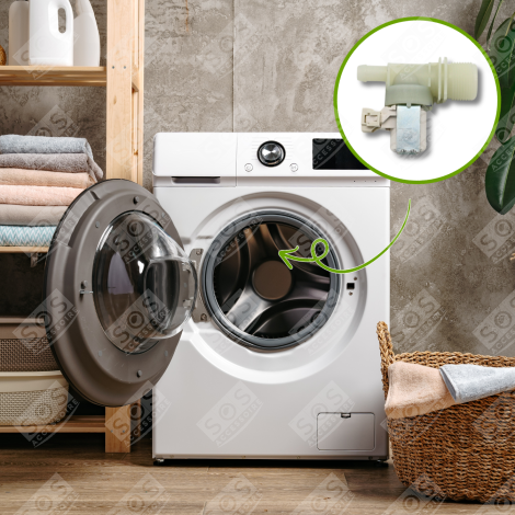 ELECTROVANNES 1 VOIE COMPATIBLE MACHINE À LAVER, LAVE-LINGE - 4971731