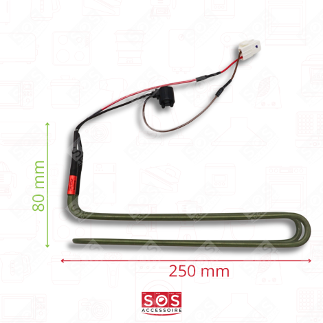 RESISTANCE DE DÉGIVRAGE(PARTIE RÉFRIGÉRATEUR) FRIGO, RÉFRIGÉRATEUR, CONGÉLATEUR - DA47-00247K