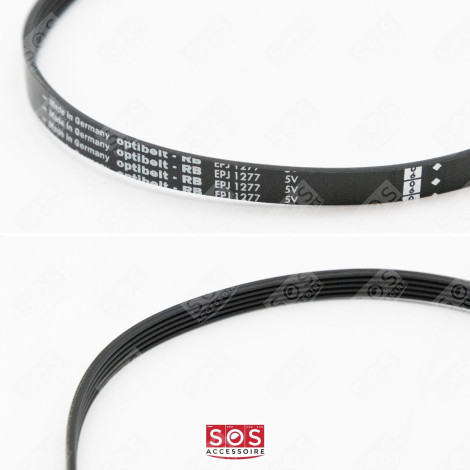 COURROIE 1277 J5 MACHINE À LAVER, LAVE-LINGE - 52X4976, 2005170400