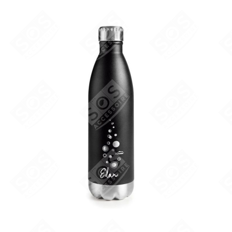 GOURDE INOX NOIRE 750ML USTENSILE DE CUISINE - LA62538