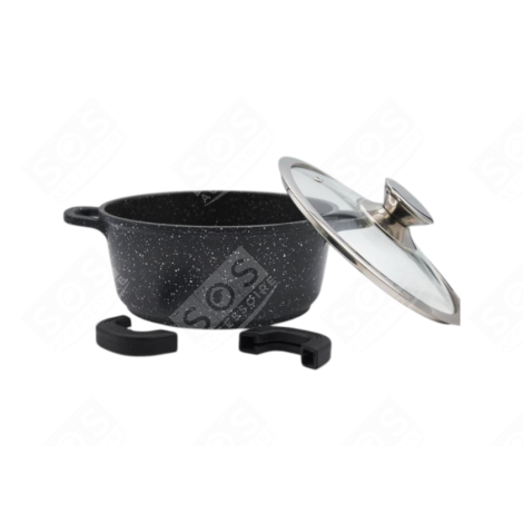 MARMITE 20CM + 2 MANCHONS CUISEUR VAPEUR - EU218697