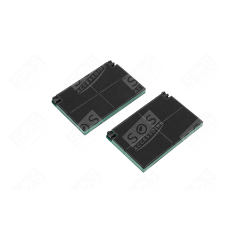 LOT DE 2 FILTRES À CHARBON EFF49,MCFE26 210X150X21MM HOTTE - 9029801256, 50287496009
