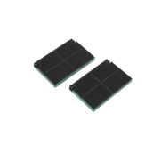 Lot de 2 filtres à charbon EFF49,MCFE26 210X150X21mm Lot de 2 filtres à charbon EFF49,MCFE26 210X150X21mm