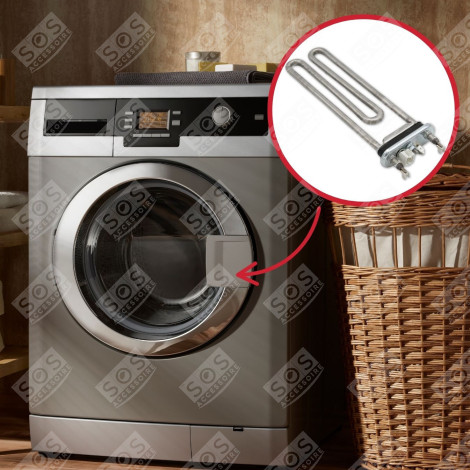 ELÉMENT CHAUFFANT + SONDE MACHINE À LAVER, LAVE-LINGE - 1321807115, 1325347001