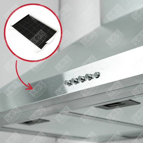 FILTRE CHARBON DHZ1100   430X270X42 MM