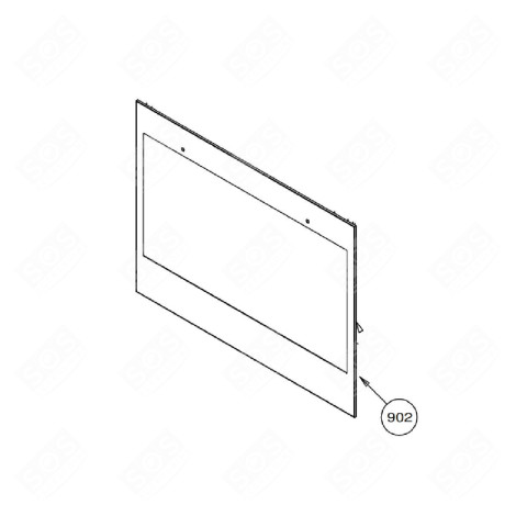 VITRE EXTÉRIEURE FOUR, CUISINIÈRE - Z501P54