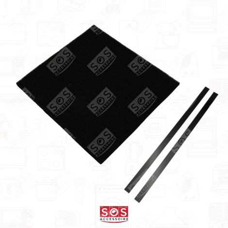 FILTRE CHARBON (À L'UNITÉ)  310X266 MM HOTTE - 74X4364