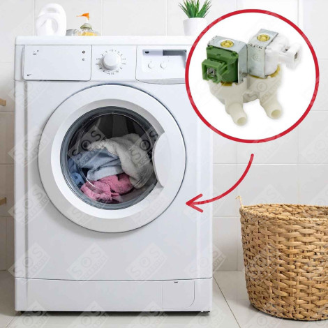 ÉLECTROVANNE 2 VOIES MACHINE À LAVER, LAVE-LINGE - 1268832100