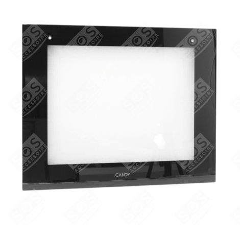 VITRE EXTÉRIEURE DE PORTE AVEC RAIL FOUR, CUISINIÈRE - 70041753