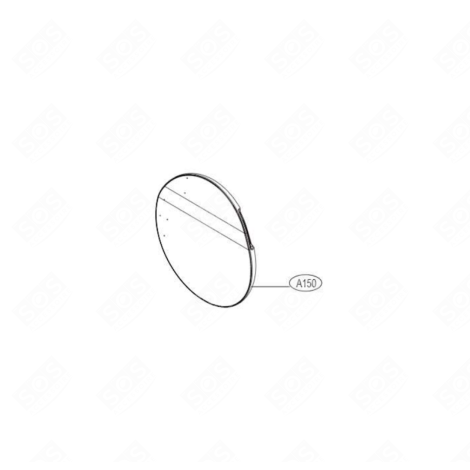 PORTE (REPÈRE A150) MACHINE À LAVER, LAVE-LINGE - ADC75466838