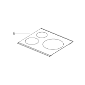 Dessus vitrocéramique