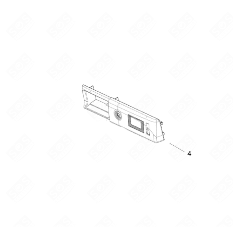 TABLEAU DE BORD (REPÈRE 4) SÈCHE-LINGE - C00627500, 488000627500