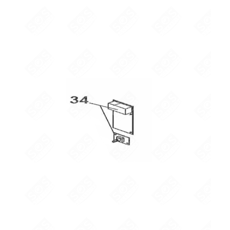 MODULE ÉLECTRONIQUE (REPÈRE 34) FOUR MICRO-ONDES - 49123860