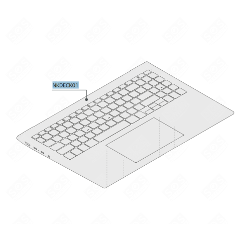 CLAVIER COMPLET (REPÈRE NKDECK0) INFORMATIQUE - AFP764274