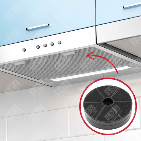 FILTRE CHARBON (X1) 172X44MM TYPE 183