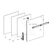 Vitre intérieure de porte (repère 176)
