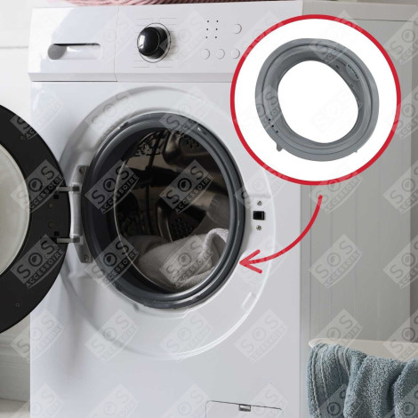 JOINT DE HUBLOT (MANCHETTE) COMPATIBLE MACHINE À LAVER, LAVE-LINGE - 5738064
