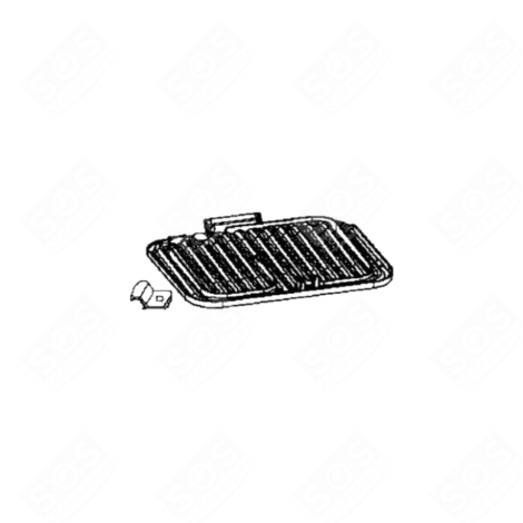 PLAQUE SUPÉRIEURE RACLETTE, GRIL, WOK - TS-01044950