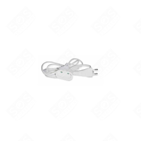 RALLONGE 2X0.75MM 3M BLANC ÉLECTRICITÉ, DOMOTIQUE - 908505