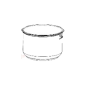 Cuve 8L inox