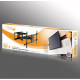 SUPPORT TV 2 BRAS D'ORIGINE TÉLÉVISION - H3290-6A