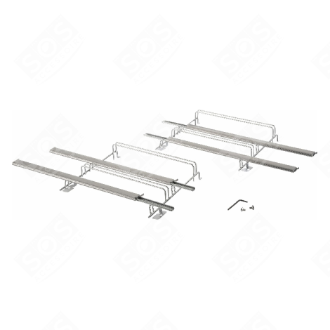 GLISSIÈRE TÉLESCOPIQUE DOUBLE FOUR, CUISINIÈRE - 00464969