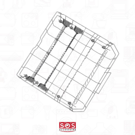 PANIER INFÉRIEUR D'ORIGINE LAVE-VAISSELLE - 00680997, 00213536