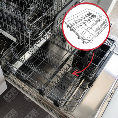 PANIER INFÉRIEUR D'ORIGINE LAVE-VAISSELLE - 00680997, 00213536