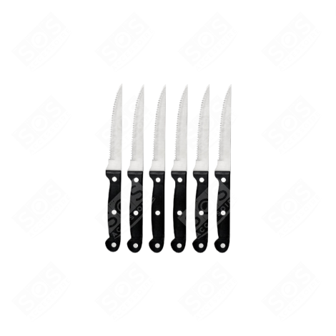 BOÎTE DE 6 COUTEAUX À STEAK D'ORIGINE USTENSILE DE CUISINE - 