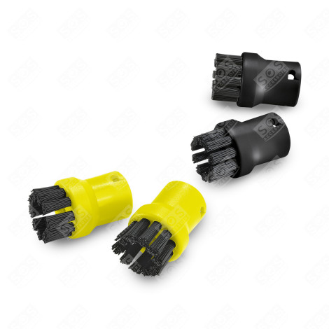 JEU DE 4 BROSSES RONDES NETTOYEUR VAPEUR - 2.863-264.0